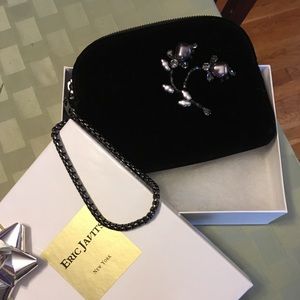 NWOT Eric Javits Velvet Evening Bag